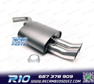 SILENCIOSO ESCAPE BMW SERIE 3 E90 E91 2005- x2 DTM