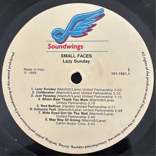 SMALL FACES VINILO LP LAZY SUNDAY ROCK 1983