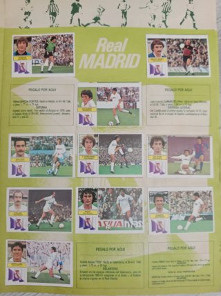 Álbum cromos fútbol LIGA 82-83 1ª División