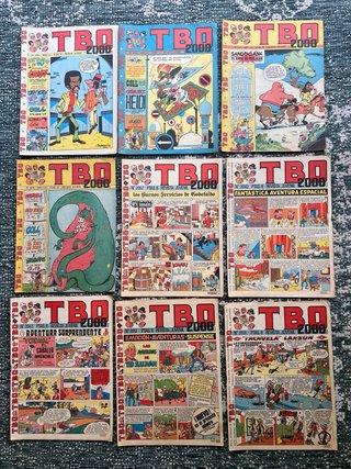 Lote 50 revistas TBO antiguas+TBO 2000 Originales.