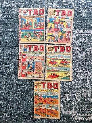 Lote 50 revistas TBO antiguas+TBO 2000 Originales.