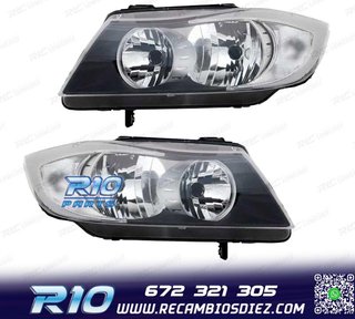 FAROS BMW E90 E91 BERLINA TOURING 05-08 FONDO CROMO