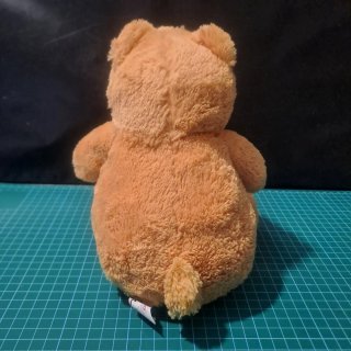 Orsetto peluche con fiore ricamato