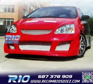 PARAGOLPES DELANTERO HONDA CIVIC 01-06