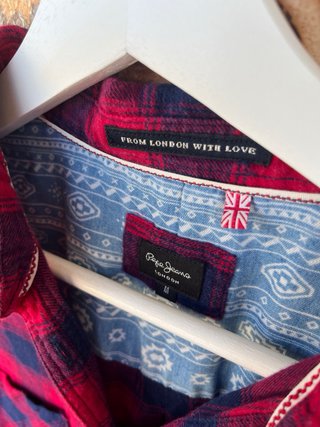 Camisa Pepe Jeans de Cuadros para Mujer  - Talla M