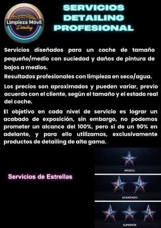 Servicio de limpieza de coches