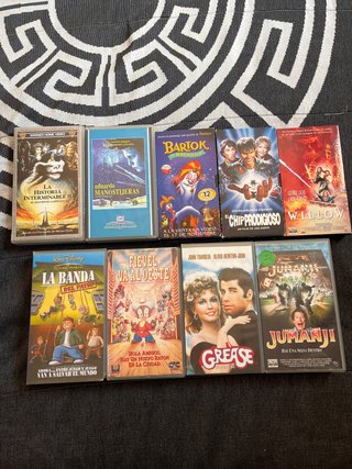 Lote 9 Películas VHS (Español/Inglés)
