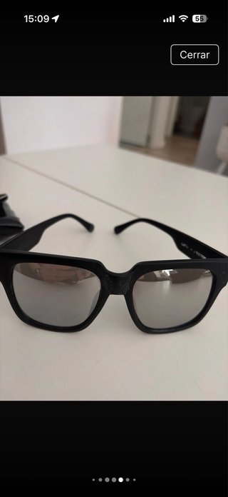 Gafas de sol negras espejo
