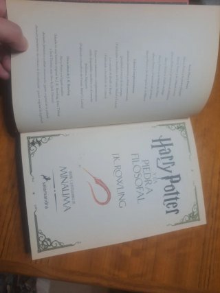 Harry Potter y la piedra filosofal (Ed. Minalim...