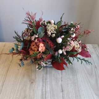 Cesta Flores Preservadas Día Madre