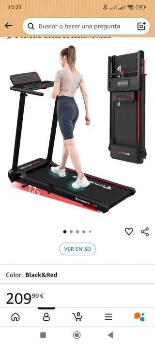 Cinta de correr CITYSPORTS plegable