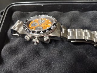 Reloj Tactical Frog TF004 Esfera Naranja