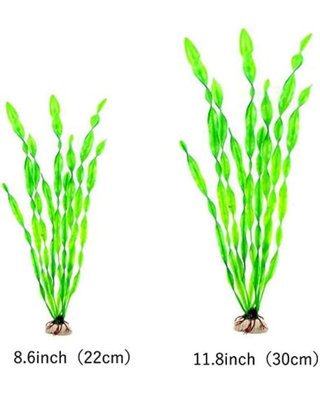 20 Plantas Decorativas Acuario Plástico