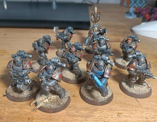 Geigor Fellhand + Lobos Espaciales Horus heresy