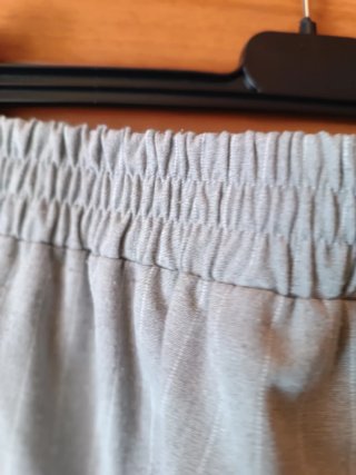 Pantalón gris rayas mujer talla M