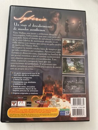 Syberia PC CD-ROM 2 CDs B. Sokal