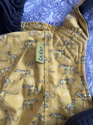 Mochila Boba X amarilla estampado animales