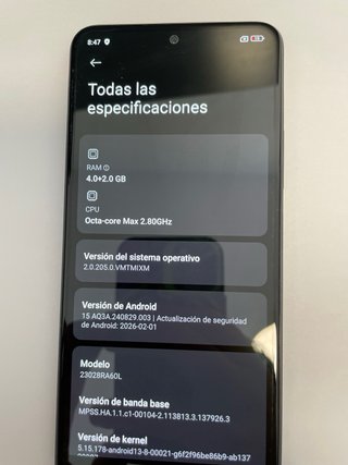 Xiaomi Redmi Note 12 Negro