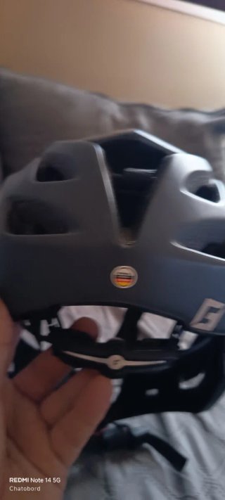 Casco Cratoni gris/negro talla 54-58