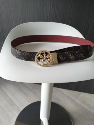 Cinturón Guess Mujer Dorado y Marrón Nuevo