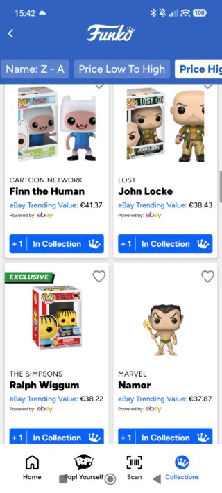 Colección Funko Pop! +240 figuras