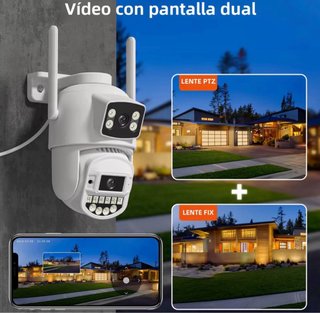 Cámara De Vigilancia Inteligente Dual View 8K