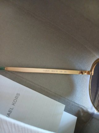 Gafas de Sol Michael Kors Doradas y Azules