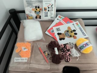 Kit Amigurumi DIY Crochet Jirafa