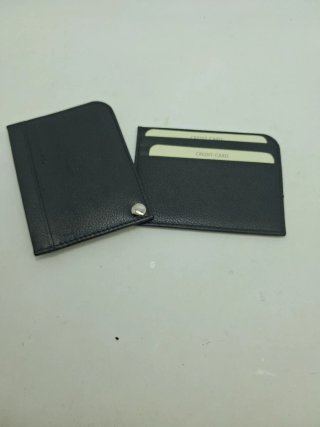 Porta carte di credito Piquadro in pelle Blu.Nuovo