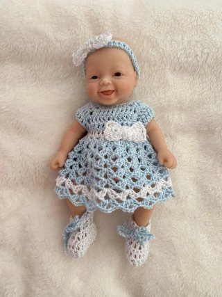 Ropita Crochet Mini Reborn 20 cm