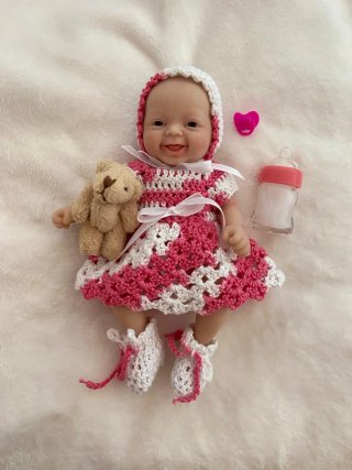 Ropita Crochet Mini Reborn 20 cm