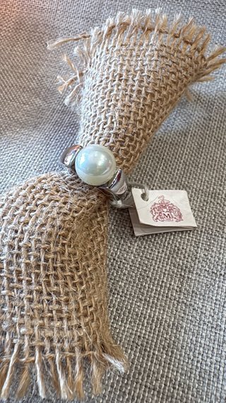 Anillos Majorica Plata Perla y Circonitas