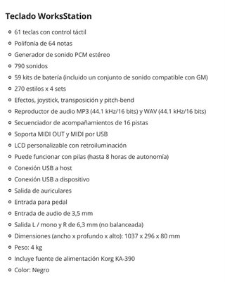 Korg i3 Music Workstation Teclado 61 teclas