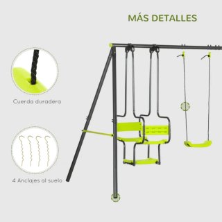 Parque infantil columpios y planeador