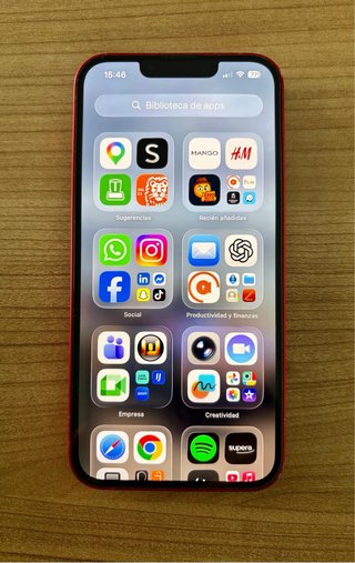 iPhone 13 Rojo con Caja Original y cable