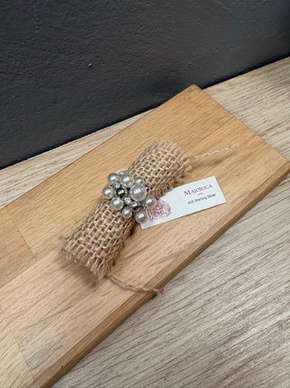 Anillo Majorica Plata y Perlas