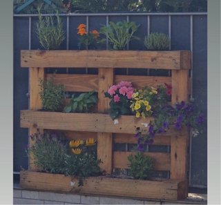 Bancale Pallet Porta Fiori Trattato