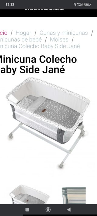 Minicuna Colecho Baby Side Jané