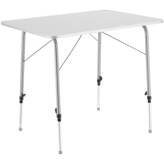 Mecedora de ratán de aluminio con reposapiés y acolchado 150 kg gris
