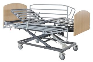Cama articulada 105x190 eléctrica con barandilla