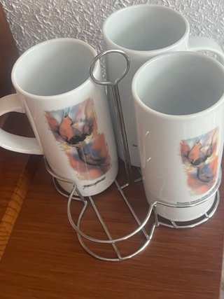 Set 4 Tazas Colección Diseño Artístico