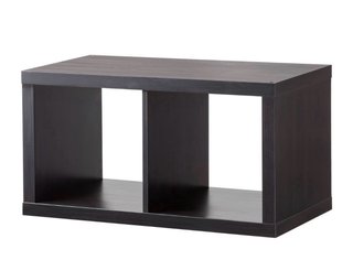 Módulo Kallax IKEA 2 huecos con ruedas