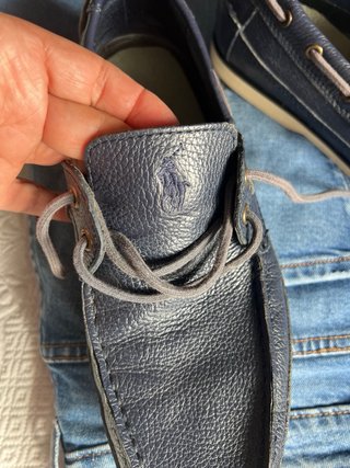 Náuticos piel Ralph Lauren originales Azul Marino