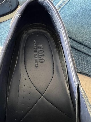 Náuticos piel Ralph Lauren originales Azul Marino