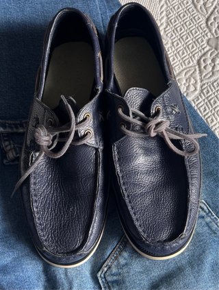 Náuticos piel Ralph Lauren originales Azul Marino