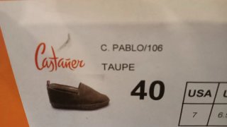 Alpargatas Castañer Piel Beige/Marrón