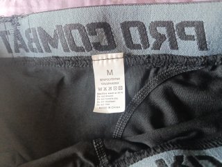 Mallas Pro Combat Hombre Negras