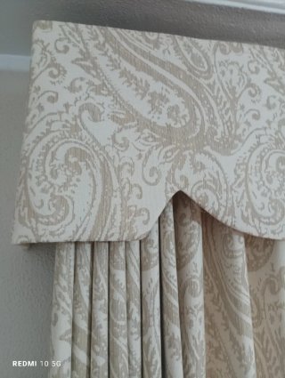 Conjunto cortinas visillos y galería