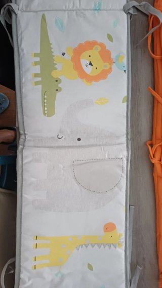 Cubre cuna infantil animales