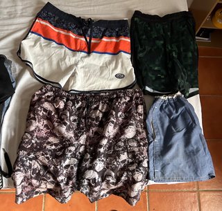 Conjunto 4 bañadores hombre
